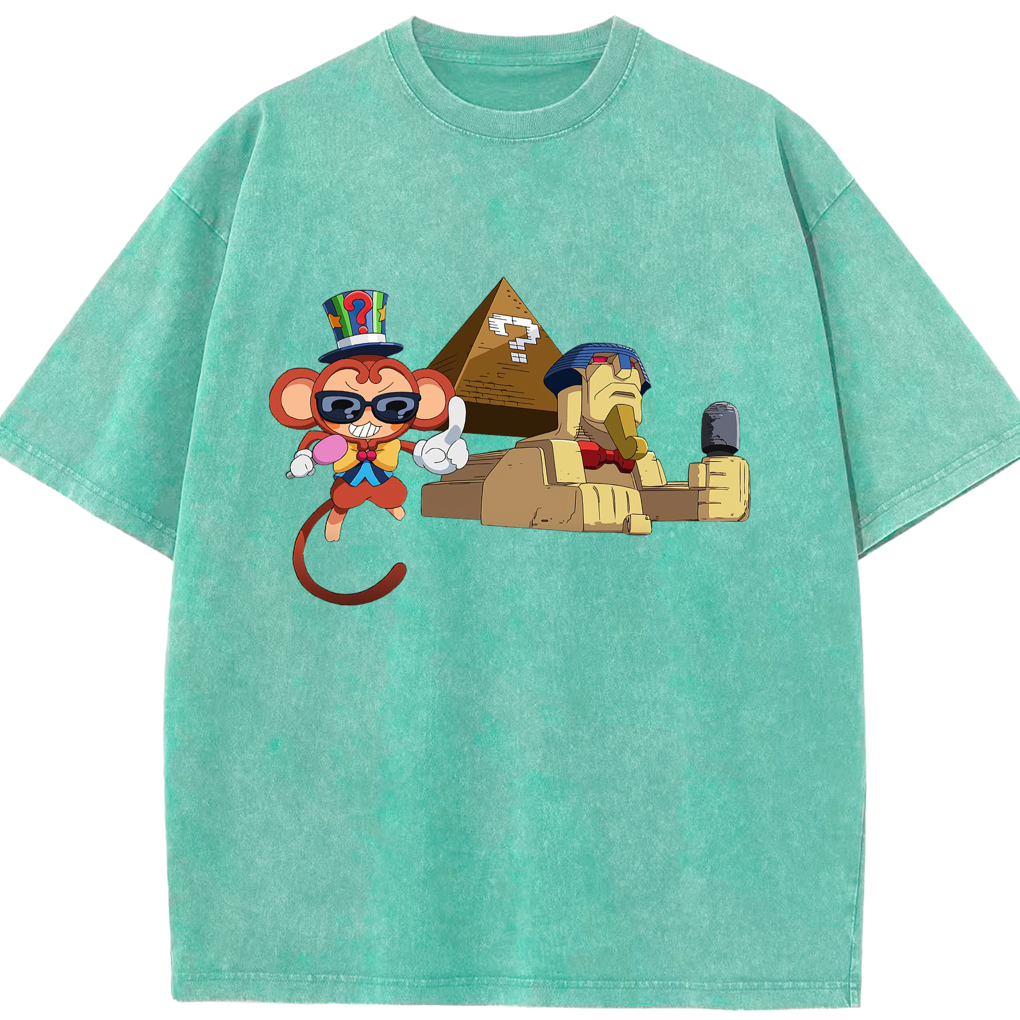 （画像用） 遊☆戯☆王 Yu-Gi-Oh! 綿100% ヴィンテージ風 半袖Tシャツ（フロントプリント）